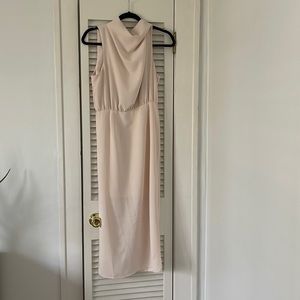 NWOT Entro High Neck Midi Dress Sz S